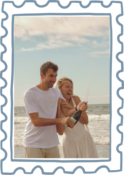 Stamp style photo frame